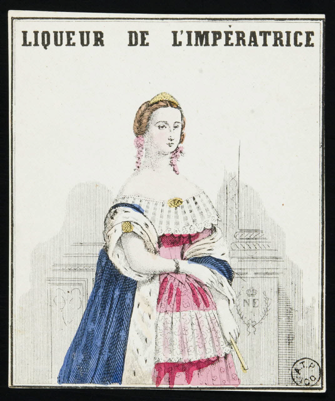 étiquette publicitaire LIQUEUR DE L'IMPERATRICE 1958.44.85 Photo