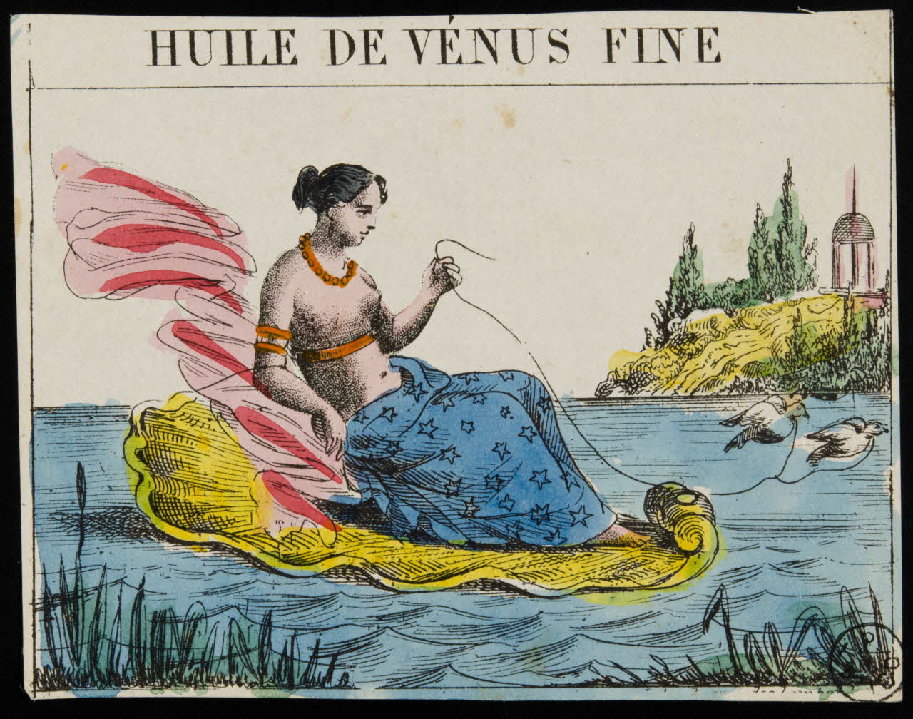 étiquette publicitaire HUILE DE VENUS FINE 1958.44.94 Photo