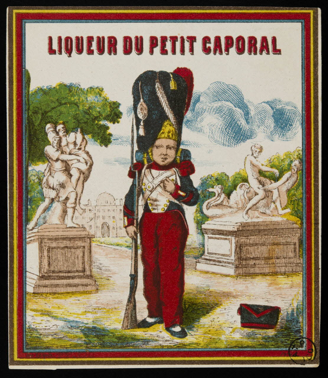 étiquette publicitaire LIQUEUR DU PETIT CAPORAL 1958.44.95 Photo
