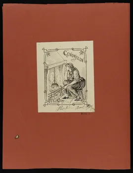 Becker partie d'un ensemble de dessins CENDRILLON 1901 1958.52.11  Photo