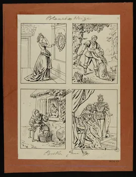 Becker dessin Blanche Neige 1901 1958.52.13  Photo
