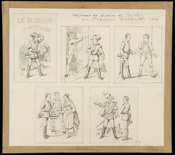 Becker dessin LE BUCHERON  HOSPITALIER 1901 1958.52.14  Photo