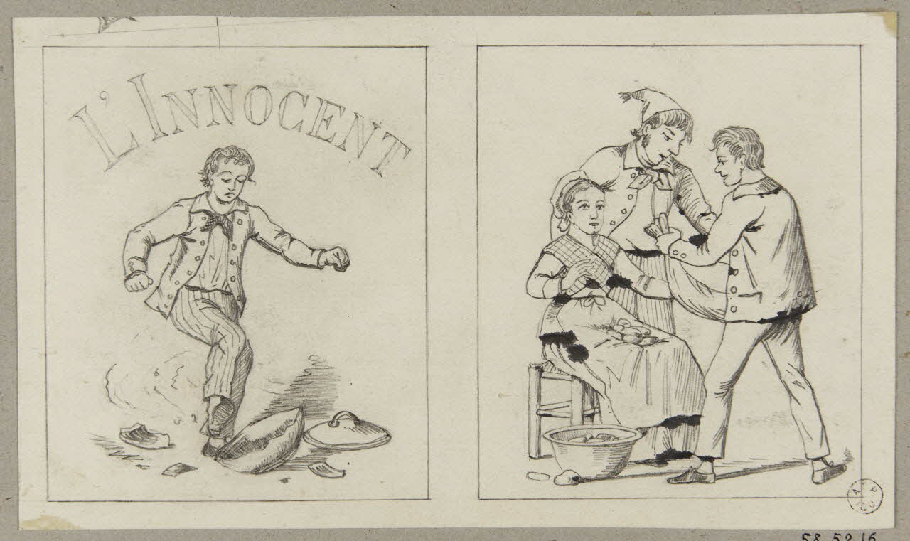 dessin L'INNOCENT 1958.52.16 Photo