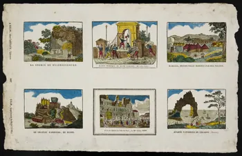 Jean-Baptiste Castiaux ; Simon-François Blocquel imagerie ancienne Paysages et scènes historiques Lille 1830-1837 1958.52.24 Photo