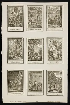 Jean-Baptiste Castiaux ; Simon-François Blocquel imagerie ancienne Scènes diverses Lille 1809-1837 1958.52.27 Photo