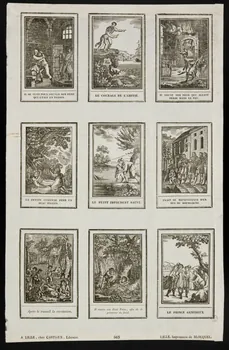 imagerie ancienne Scènes diverses 1958.52.28 Photo
