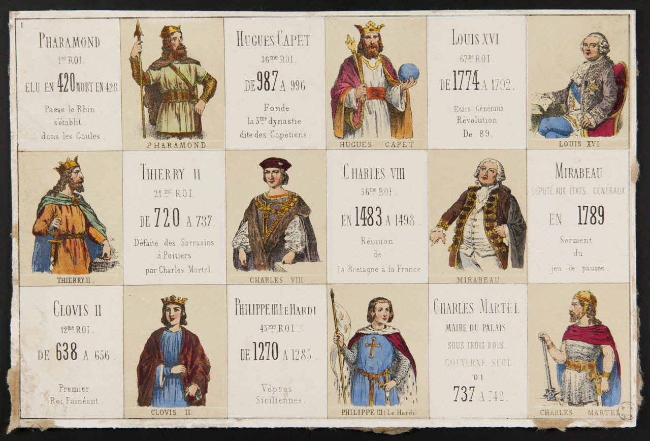 estampe Rois de France 1958.52.39 Photo