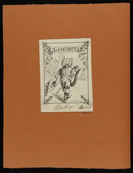 Becker partie d'un ensemble de dessins Le CHAT BOTTE. 1901 1958.52.5 Photo