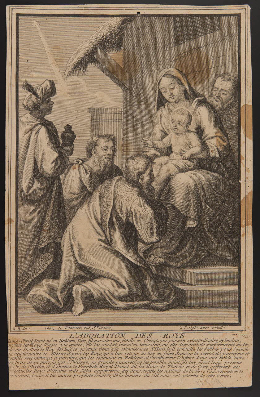 estampe L'ADORATION DES ROYS 1958.52.50 Photo