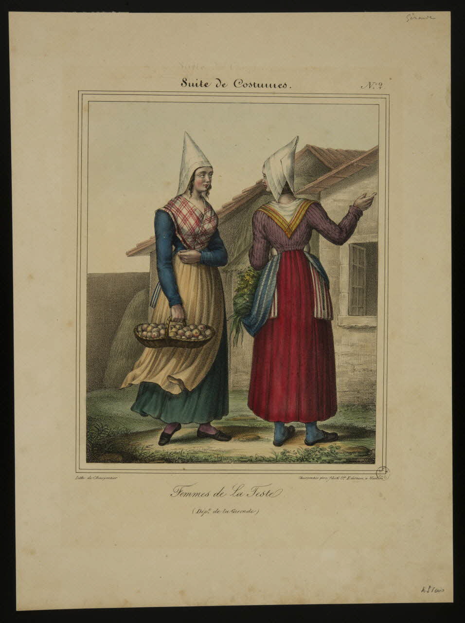 élément d'ensemble Suite de Costumes.  Femmes de La Teste.  (Dépt. de la Gironde) 1958.66.2 Photo