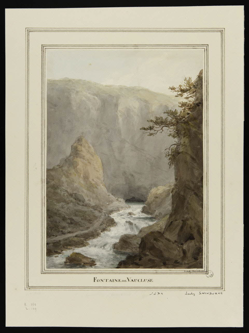 dessin FONTAINE DE VAUCLUSE 1959.114.25 Photo