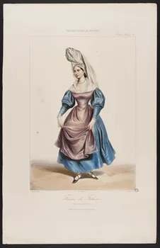estampe Femme de Falaise  (DEPT DU CALVADOS.) 1959.115.21  Photo