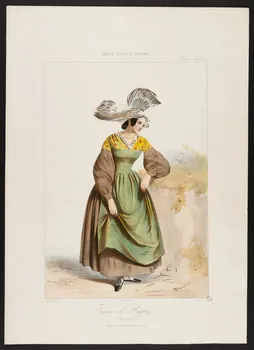 estampe Femme de Bayeux  (CALVADOS.) 1959.115.22  Photo