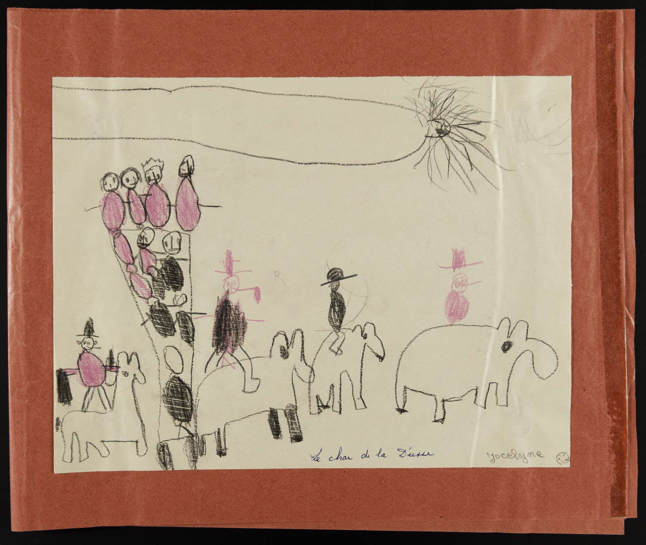 dessin Le char de la Déesse 1959.126.10 Photo