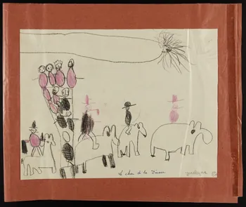 dessin Le char de la Déesse 1959.126.10 Photo