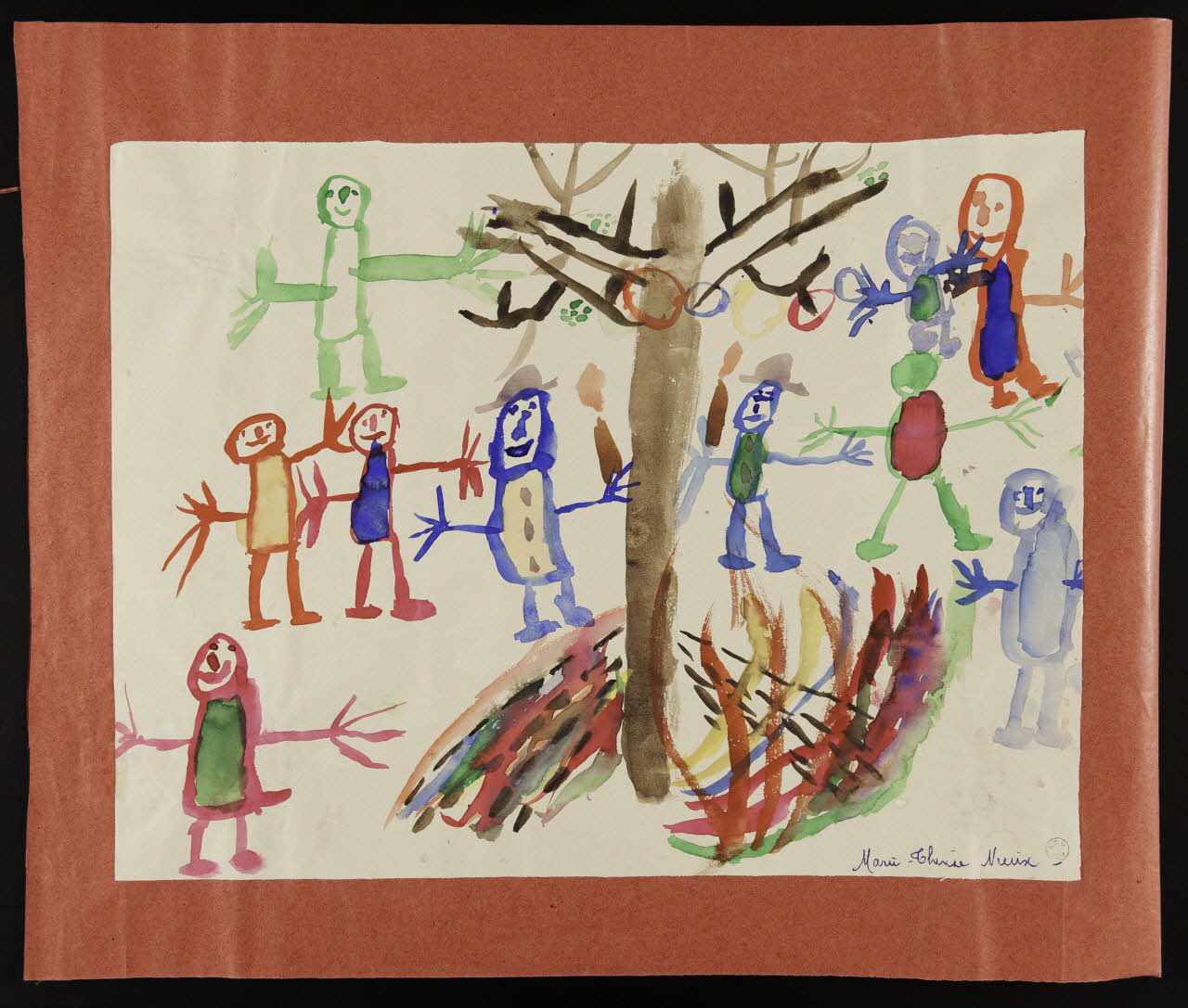 dessin L'arbre qui brûle 1959.126.13 Photo