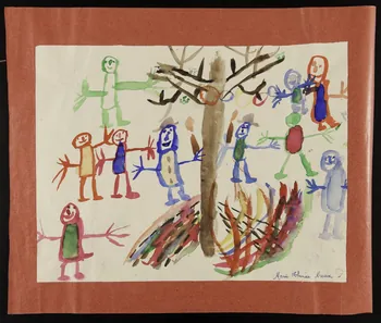 dessin L'arbre qui brûle 1959.126.13  Photo