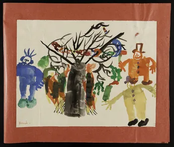 dessin L'arbre qui brûle 1959.126.16  Photo