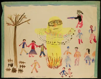 enfant dessin Le bonhomme de paille : Carême Prenant 1959 1959.126.4 Photo