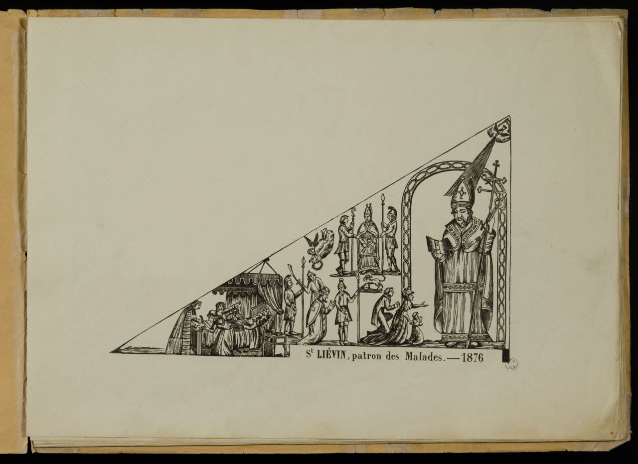 Alphonse Brissy ensemble homogène St LIEVIN, patron des Malades. - 1876 Arras 1876 1959.127.10 Photo