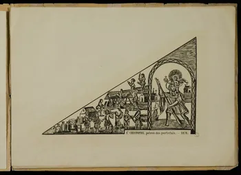 blason de corporation St. CHRISTOPHE, patron des portefaix. - 1876. 1959.127.11  Photo