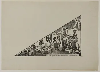 blason de corporation St. MARC, patron des peintres, sculpteurs et brodeurs. - 1876 1959.127.16 Photo