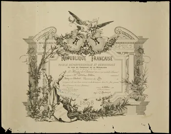 estampe VOIRIE DEPARTEMENTALE ET COMMUNALE  1898 1959.132.71 Photo