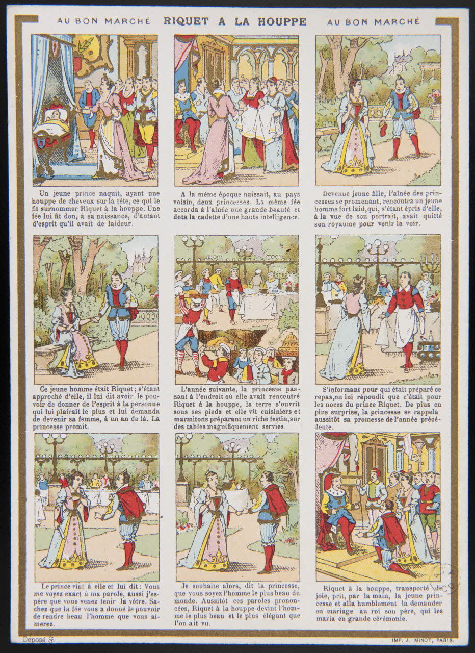 carte réclame RIQUET A LA HOUPPE 1959.17.46 Photo