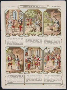 carte réclame GENEVIEVE DE BRABANT 1959.17.49 Photo