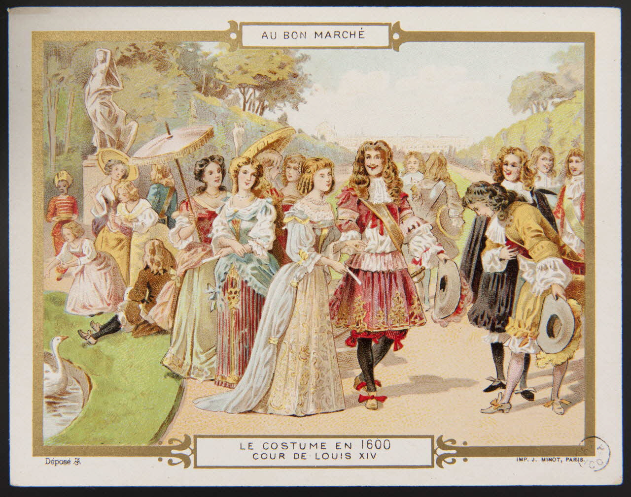 Vallet-Minot et Cie carte réclame chromo Paris 1900-1914 1959.17.7 Photo