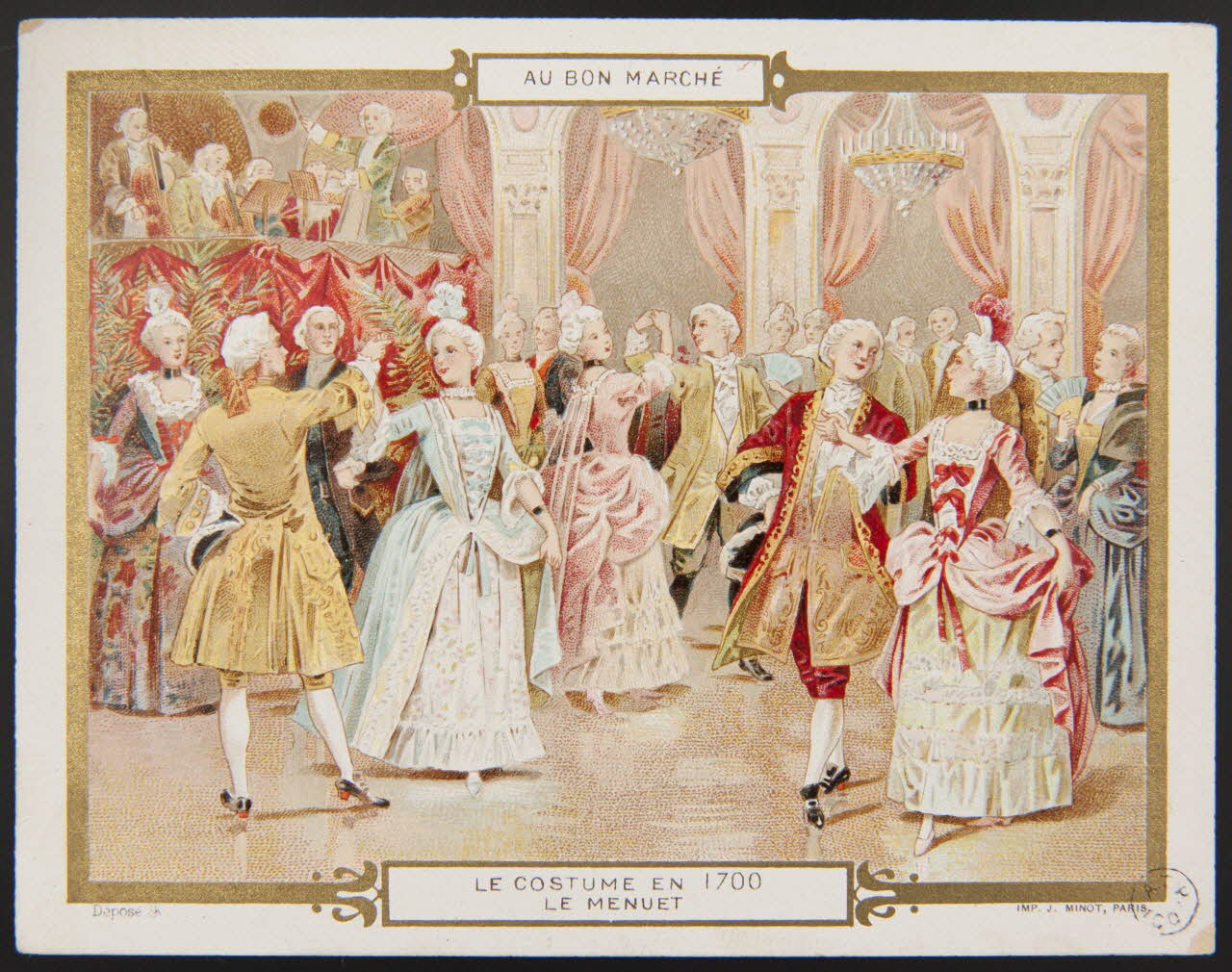 Vallet-Minot et Cie carte réclame chromo Paris 1900-1914 1959.17.8 Photo