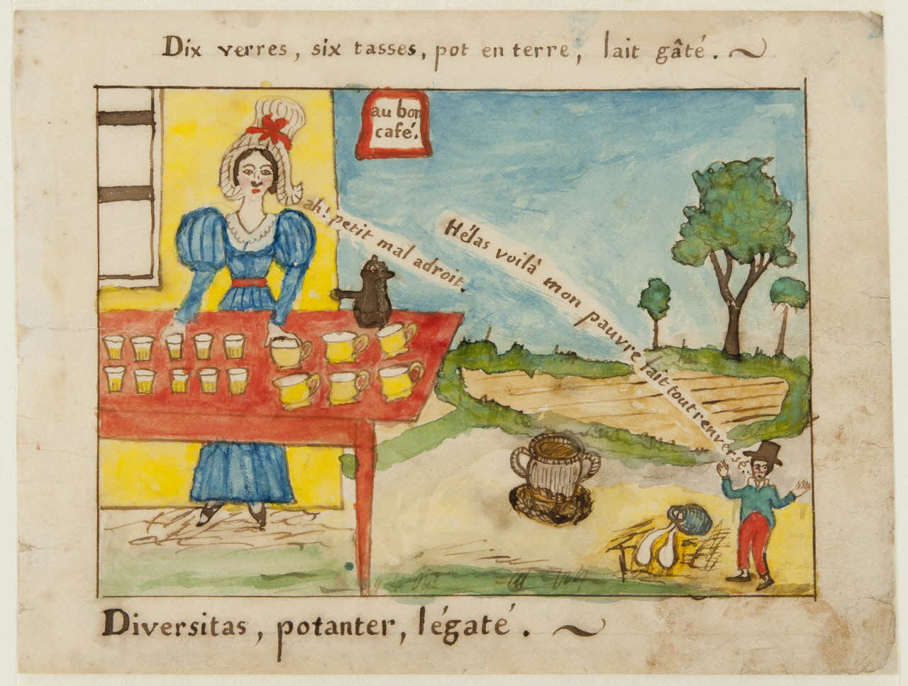 dessin Diversitas, potanter, légaté. 1959.28.21.8 Photo