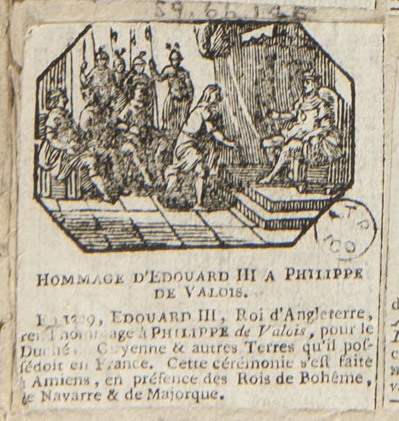 album HOMMAGE D'EDOUARD III A PHILIPPE  DE VALOIS. 1959.66.149 Photo