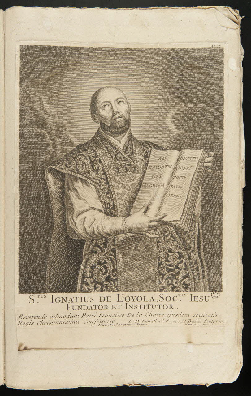 album STUS. IGNACIUS DE LOYOLA, SOCTIS. IESU  FUNDATOR ET INSTITUTOR. 1959.66.15 Photo