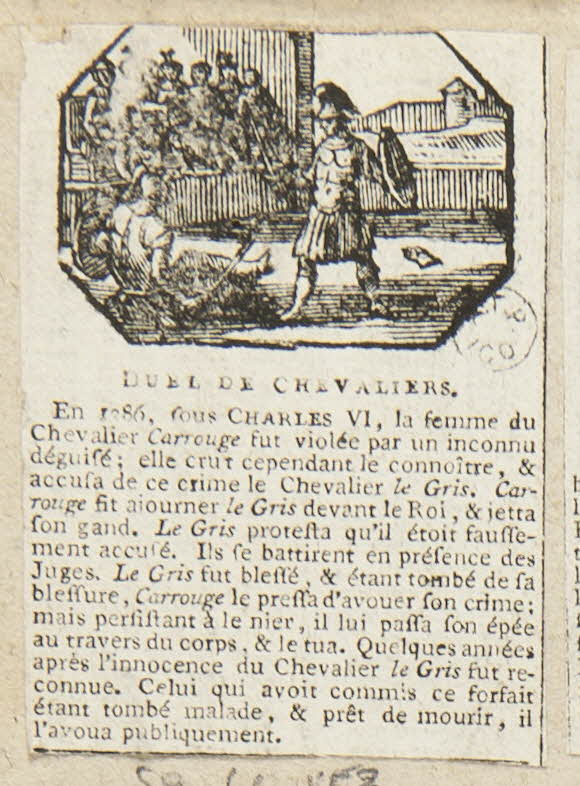 album DUEL DE CHEVALIERS. 1959.66.153 Photo