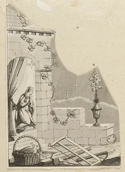 album Vierge agenouillée devant le mont Golgotha 1959.66.7 Photo