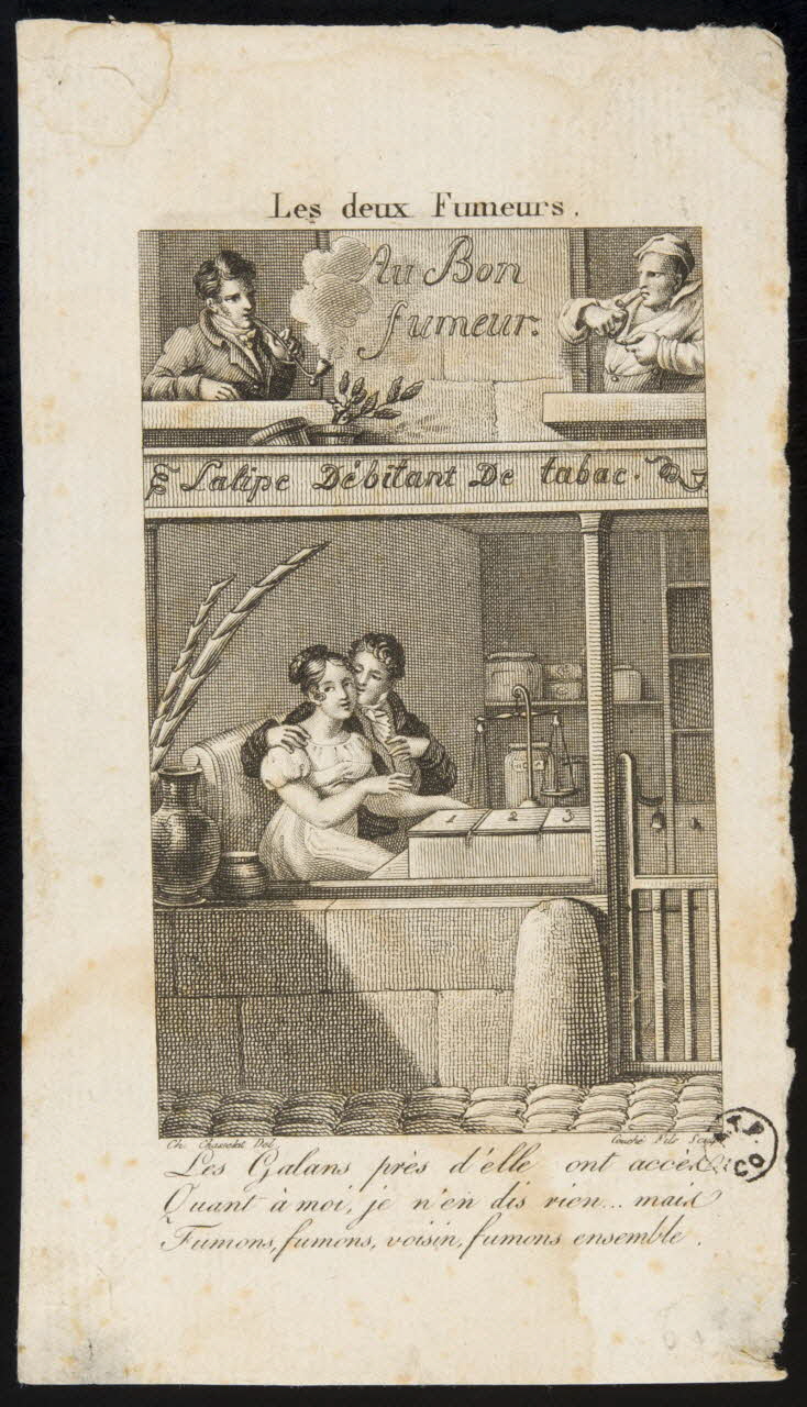 estampe Les deux Fumeurs. 1959.74.11 Photo