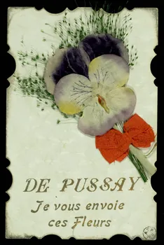 estampe DE PUSSAY  Je vous envoie  ces fleurs 1960.109.7 Photo