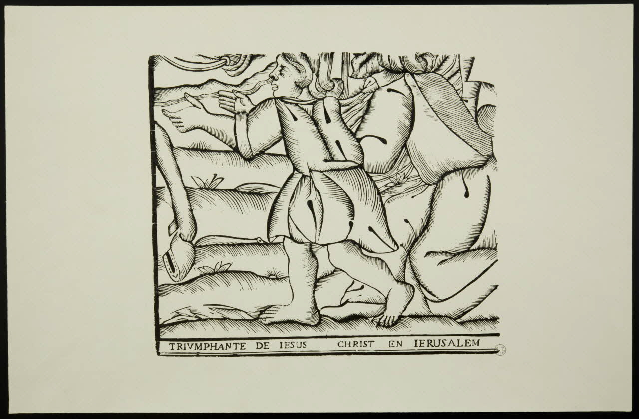 estampe L'entrée triomphante de Jésus à Jérusalem 1960.11.1 Photo