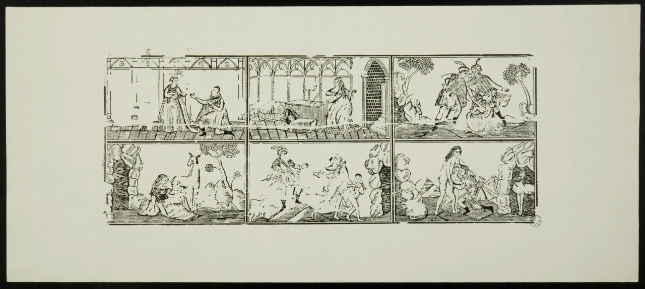 suite de scènes (2x3) Geneviève de Brabant 1960.11.11 Photo