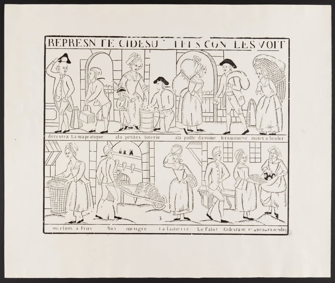 estampe Cris de Paris 1960.11.6 Photo