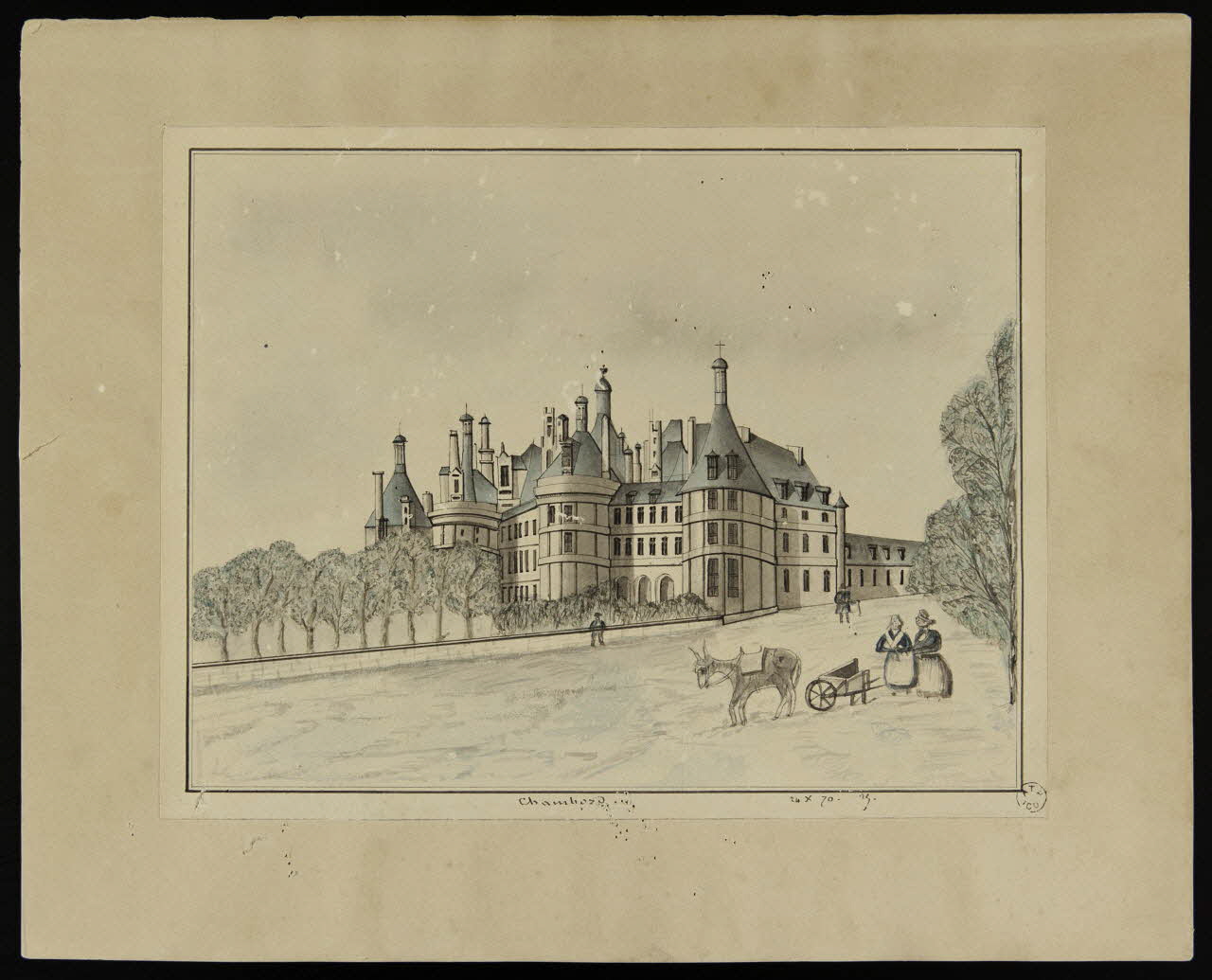 dessin Chambord 1960.110.7 Photo