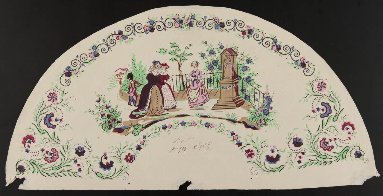 dessin Femmes se promenant 1960.112.13 Photo