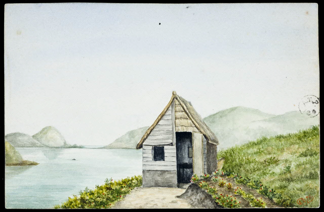 Gallet Hippolyte dessin Souvenir de captivité Nouvelle-Calédonie 1876 1960.115.14 Photo