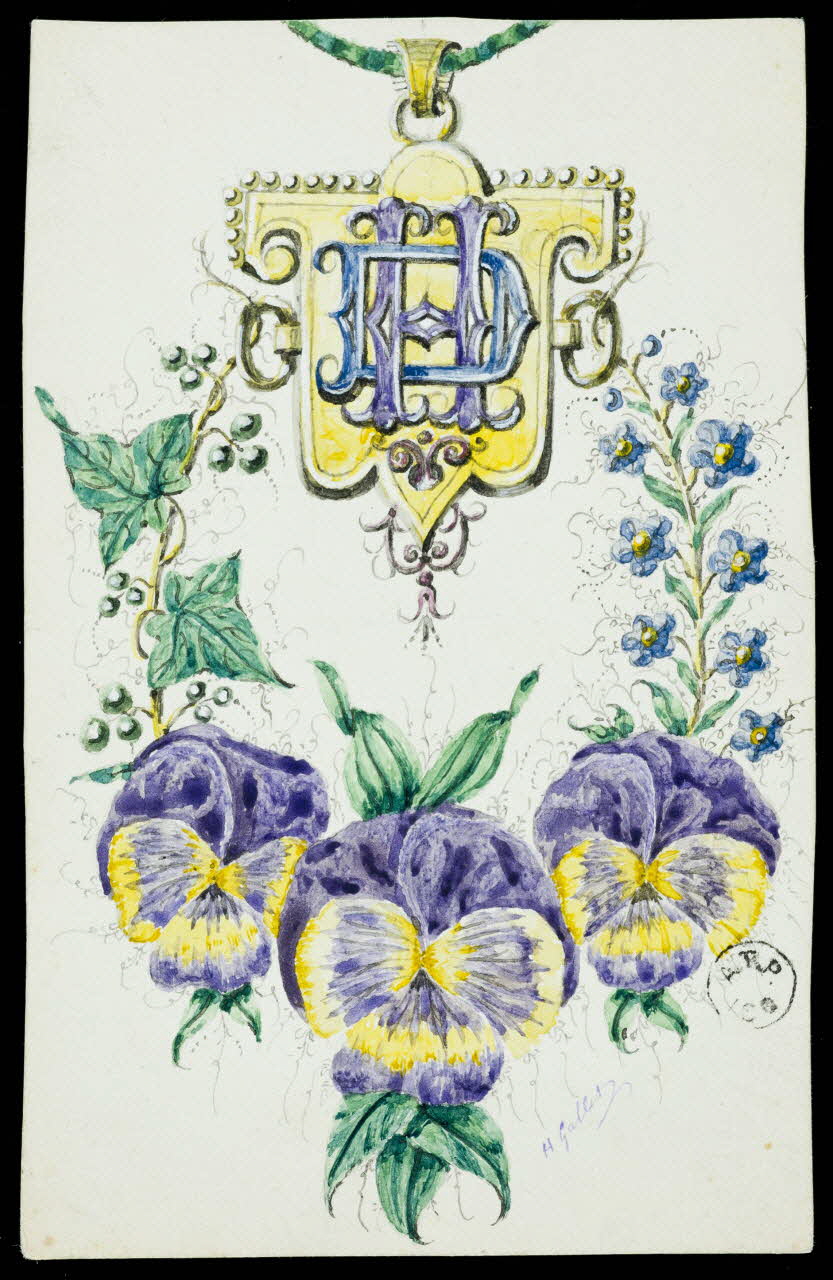 Gallet Hippolyte dessin Souvenir de captivité Saint-Brieuc 1875 1960.115.16 Photo