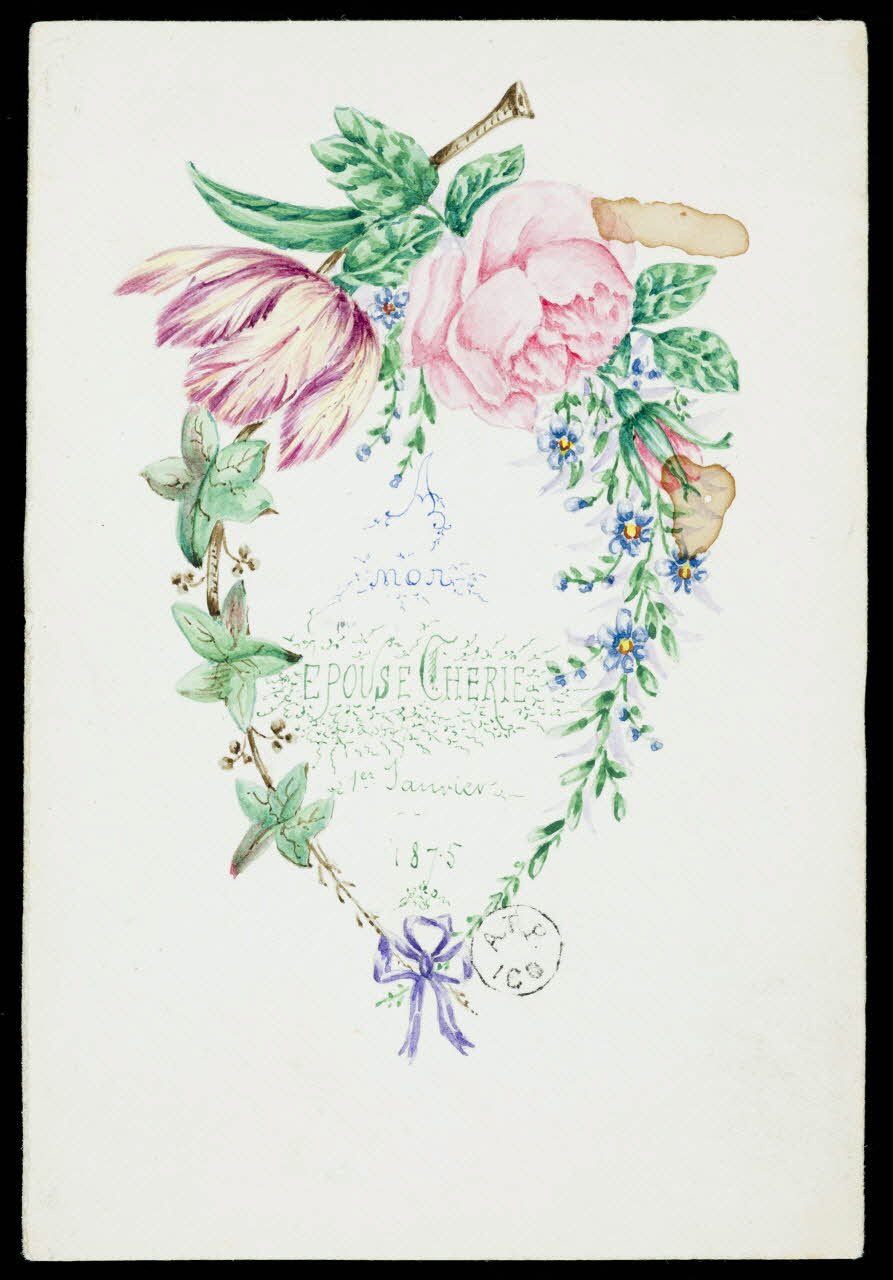Gallet Hippolyte dessin A  mon  EPOUSE CHERIE 1875 1960.115.17 Photo