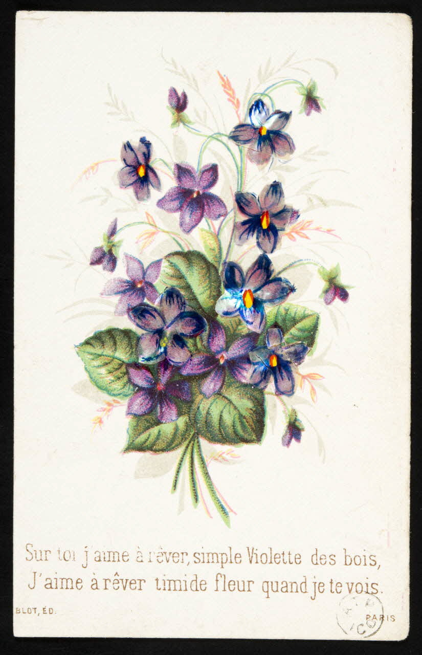 estampe Bouquet de violettes 1960.121.6 Photo