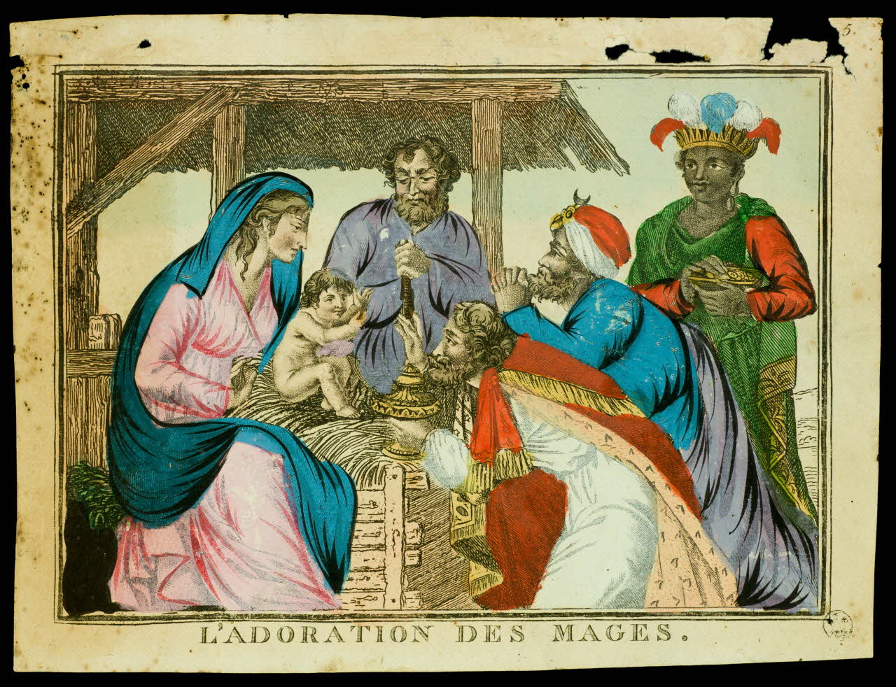 estampe L'ADORATION DES MAGES. 1960.136.3 Photo