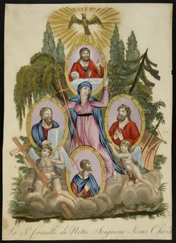 estampe La Ste famille de Notre Seigneur Jésus Christ 1960.136.4 Photo
