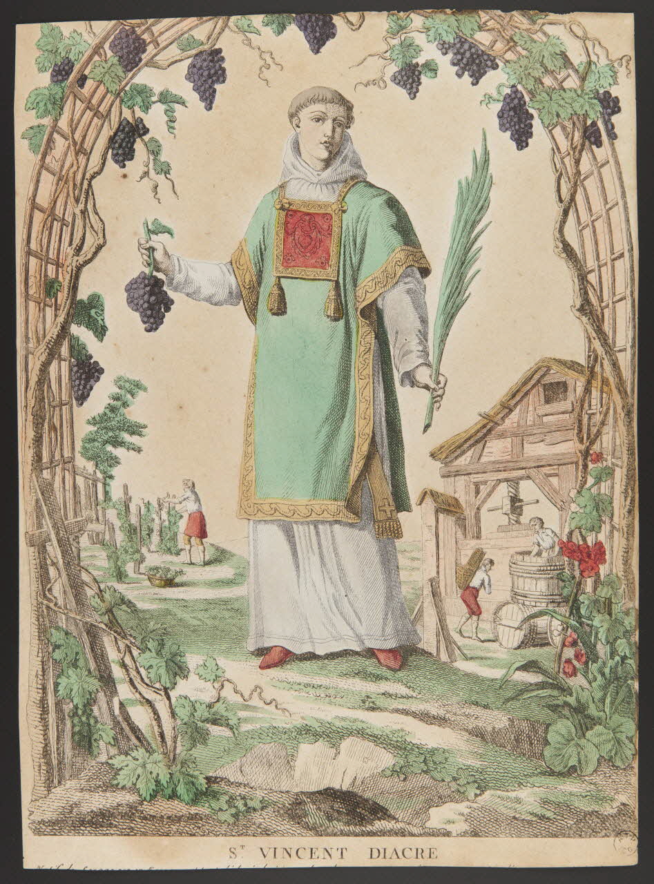 estampe ST. VINCENT DIACRE 1960.136.5 Photo